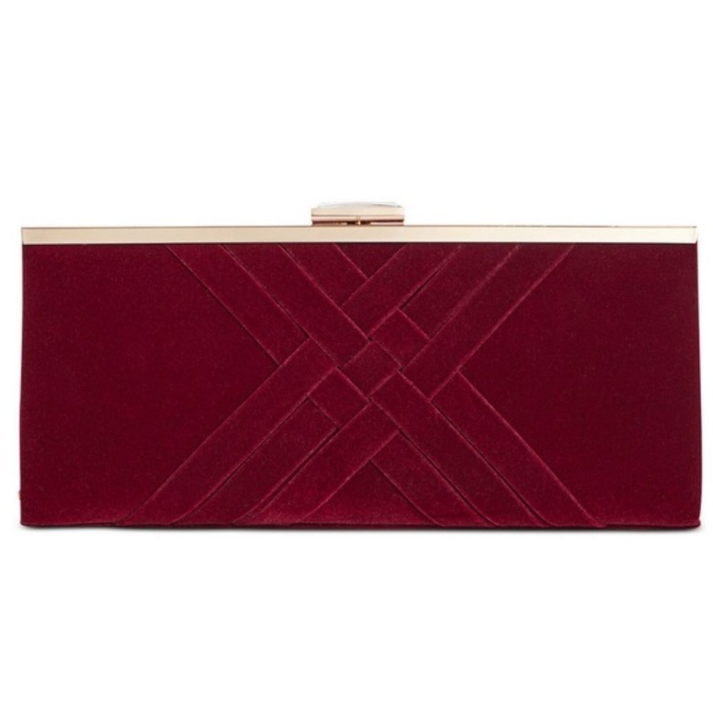 INC Velvet Kelsie Clutch Bag